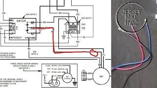 Air Handler Wiring for Beginners Fan Relays amp PSC motors [upl. by Isoj112]