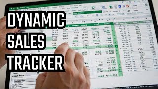 Create a Dynamic Sales Tracker in Excel Using XLOOKUP amp Dropdowns [upl. by Nohsad978]