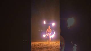 Blazing night at Crowne Plaza Fiji Fijian fire dance performance lit up the stage crowneplazafiji [upl. by Maryjo]