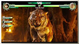 Mowgli vs Shere Khan with Healthbars [upl. by Aicemed]