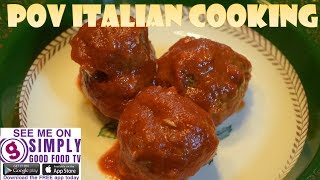 Elevated Roasted Meatballs POV Italian Cooking Episode 55 [upl. by Reeve]