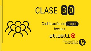 Clase 30 Codificación de grupos focalesquot [upl. by Refotsirhc]