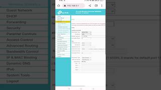 tp link router password change  how to change tp link wifi router password shorts [upl. by Ronica254]