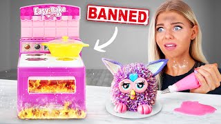 I Made Cakes in the BANNED Easy Bake Oven [upl. by Riva604]