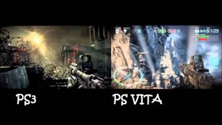 Playstation Vita vs Playstation 3  PS Vita vs PS3XBOX 360 Graphics comparison [upl. by Nylhtac]