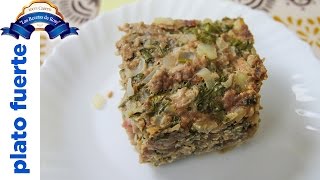 Pastel de carne en microondas receta fácil 💜💜💜 Las Recetas de Rosy [upl. by Teemus55]