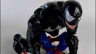 New Marvel Legends Venom 85th anniversary Walmart exclusive action figure in hand image revealed [upl. by Uri]