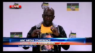 ANC Press Briefing at Luthuli House Part 1 [upl. by Iphigeniah188]