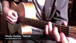 Wonky Donkey  Guitar Tutorial [upl. by Maynord623]