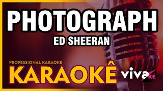 Photograph  Ed Sheeran KARAOKE VERSION with BACKING VOCAL 🎤 [upl. by Rednaskela]