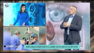 Stirile Kanal D  Dr Andrei Filip medic oftalmolog totul despre miopie si operatia cu laser [upl. by Mikeb962]