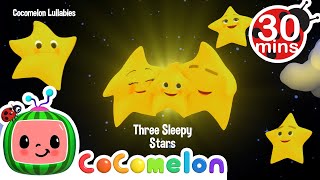 Three Sleepy Stars  Cocomelon Lullabies  Bedtime Songs  Nursery Rhymes amp Kids Songs [upl. by Calmas282]