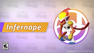 Infernape Character Spotlight  Pokémon UNITE [upl. by Annahsohs302]