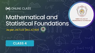 MSF JNTUK R20  UNIT  2  Sampling and Estimation Theory  Class 4  Telugu NimraCollegeMCA [upl. by Ativak]