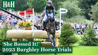 One To Watch  Promising Mare ‘Bossed It’ On Burghley Horse Trials CrossCountry [upl. by Ecilef]