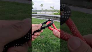 Easy rope splicing  Try now knotshort rope knot [upl. by Ahsenyt]