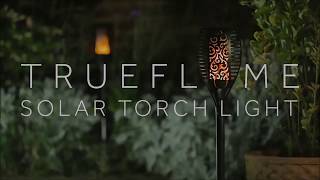 TrueFlame Solar Torch Light With Flickering Flame [upl. by Scrivens]