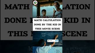 Math Calculation Done By The Kid in this Movie Scene  Simple Interest  maths shorts movie [upl. by Lorenzo]