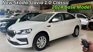 2024 Skoda Slavia 10 Classic Base Model Full Review ❤️ Price amp Features✅Better Than VW Virtus [upl. by Lizzie]