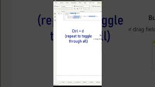 Power BI Shortcuts  Multireplace with CTRLD [upl. by Lukasz]