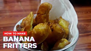 quotCrispy Banana Delight Unleash the Sweetness with Milkmaid Banana Fritters  Irresistible Recipequot [upl. by Lavro]