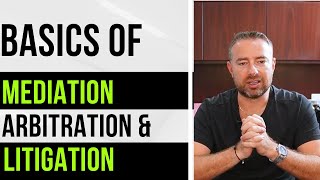 Mediation Arbitration and Litigation The Basics [upl. by Clem467]