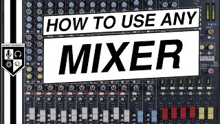 How To Use a Mixer for Live Sound amp Studio Recording [upl. by Seve]