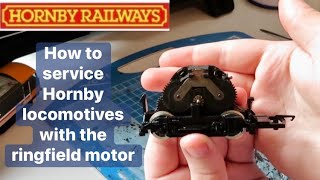 How to service the Ringfield motor  HornbyLima 00 gauge model railways [upl. by Mohamed]