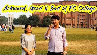 GOOD amp BAD or AWKWARD  FORMAN CHRISTIAN COLLEGE  LAHORE 2020 [upl. by Ecirtaemed]