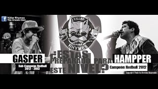 Hampper vs Gasper  Killer Rhymes Batalla [upl. by Adnarom]