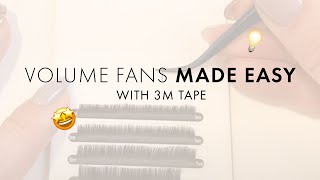 LASH TECH MUST HAVE 3M Tape for fanning [upl. by Erdnua500]