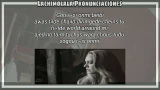 ADELE  EASY ON ME Letra Fácil  Pronunciación Fácil  Easy Lyrics  Letra Simplificada [upl. by Eitra604]