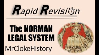 GCSE History Rapid Revision The Norman Legal System [upl. by Mattland491]