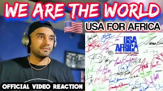 USA For Africa  We Are the World Official Video FIRST TIME REACTION [upl. by Ardelis]