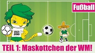 WM 2014 Alle Maskottchen auf einen Blick  Teil 1 [upl. by Westleigh]