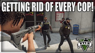 Getting Rid Of Every Cop in The City  GTA RP  Grizzley World WHITELIST [upl. by Yrelbmik]