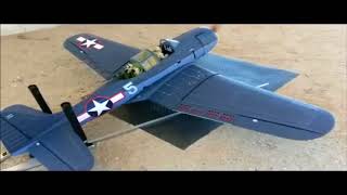 EME 35CC Engine mounted to VQ Dauntless Dive Bomber [upl. by Tibbs]