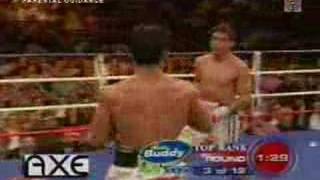 manny pacquiao vs morales round 3 [upl. by Fenn]