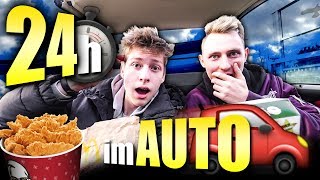 24 Stunden im AUTO 🚗 CHALLENGE ⏰ [upl. by Wehtam]