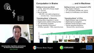 Conradt Jörg  Neuromorphic Algorithms and Hardware for RealTime RealWorld Robots [upl. by Frieder]