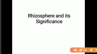 Rhizosphere and its significance Environment Microbiology [upl. by Hersh]