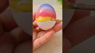 Painting on Eggshell  Creative painting ideas art painting shorts [upl. by Sik]