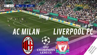 AC Milan vs Liverpool UEFA Champions League 2024 ⚽ eFootball simulation [upl. by Edelstein]