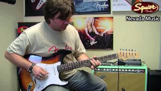 Squier Bullet Stratocaster Demo [upl. by Ennael]