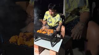 Barbeque Grill Set for Home Tandoori Chicken [upl. by Eimirej]