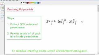 Factoring Polynomials Examples [upl. by Iralam]