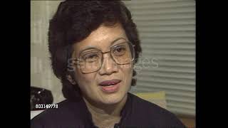 Video Wawancara Corazon quotCoryquot Aquino dengan Wartawan ITN 1983 [upl. by Eyram718]