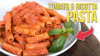 Quick and Easy Pasta With Cherry Tomato Sauce [upl. by Yemrots]