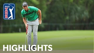 Viktor Hovland shoots 6under 65  Round 4  Mayakoba Golf Classic [upl. by Noevad]