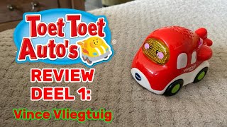 Toet Toet Auto’s Review 1 Vince Vliegtuig Rood [upl. by Granoff562]